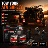 Feux arrière de remorque sans fil SFIDA TC-06 à LED, interrupteur magnétique, rechargeables, IP65, batterie 10H. Pour camions, camping-cars, bateaux et engins agricoles.