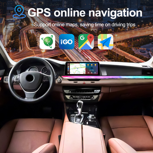 NaviHua for BMW Series F10 F18 2011 2017 Car Upgrade Kit Android Multimedia Carplay Car Radio AC Climate Control LED <b>Light</b> Panel - Product Image 4