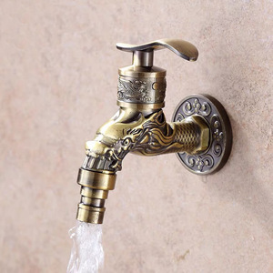 Robinet mural extérieur <span class=keywords><strong>en</strong></span> alliage <span class=keywords><strong>de</strong></span> <span class=keywords><strong>zinc</strong></span> bronze antique pratique pour <span class=keywords><strong>jardin</strong></span>, salle <span class=keywords><strong>de</strong></span> bain, usage domestique, décoration courante - Product Image 5
