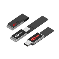 Nouvelle clé USB 2.0 en cuir avec logo LED personnalisé, cadeau promotionnel d'entreprise avec logo personnalisé