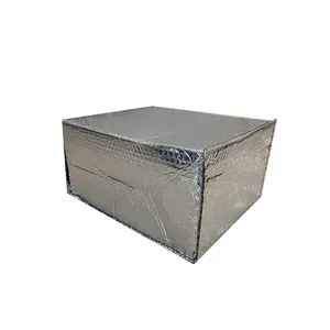 Customized Professional Thermal Insulated Metallic Foil Bubble Box Liner Self-adhesive Cold Shipping Liners With Best Price