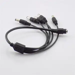 5,5*2,1mm USB de 3,5mm Cable de alimentación macho DC 5V USB cargador de Cable de alimentación de tipo barril conector rápido de Cable para MP3/MP4