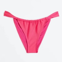 Conjunto de Bikini Triangular de Cintura Alta Personalizado para Adolescentes y Chicas Jóvenes, Traje de Baño de Spandex Sexy y a la Moda para la Playa