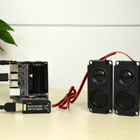 Modul Dekoding Audio USB Raspberry Pi 4B/Jetson Nano, Mikrofon USB, Speaker, Kartu Suara Komputer
