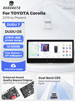 DUDUAUTO DUDU7 A7870 AKM7739 DSP 8+256G Android 13 Autoradio pour Toyota Corolla 2019-Présent