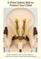 Chaise haute pour bébé à un bouton, pliable, réglable, facile à utiliser pour la cuisine