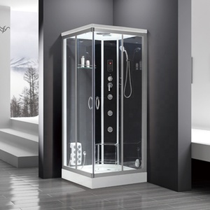Sauna à vapeur de luxe combiné bain intérieur <span class=keywords><strong>douche</strong></span> bain à remous <span class=keywords><strong>cabine</strong></span> de <span class=keywords><strong>douche</strong></span> pluie <span class=keywords><strong>baignoire</strong></span> de massage - Product Image 3