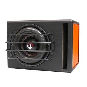 ลำโพงซับวูฟเฟอร์แบบแอคทีฟขนาด 10 นิ้ว ดีไซน์ทันสมัย กำลังขับ 600 วัตต์ RMS ใช้ไฟ DC 12V วอยซ์คอยล์คู่ สำหรับเครื่องขยายเสียงในรถยนต์ ระบบเสียงรถยนต์สุดมหัศจรรย์ - Product Image 1