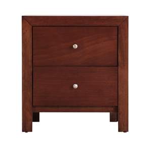 Mesita de noche DB elegante de cerezo de madera maciza con almacenamiento, diseño moderno, función plegable inteligente para uso en apartamentos o hospitales - Product Image 6