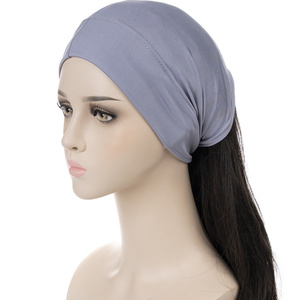 HZM-22149 Hijab Tube Bonnet <span class=keywords><strong>Chimio</strong></span> Chapeau Tête Couverture Femmes Musulman Hijabs Intérieure Cap Sous Écharpe <span class=keywords><strong>Turban</strong></span> - Product Image 5