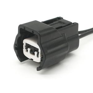 ขั้วต่อหัวฉีดน้ำมันเชื้อเพลิง2ขาหัวฉีดเชื้อเพลิงตัวเมียขั้วต่อสายไฟสำหรับหัวฉีดน้ำมันเชื้อเพลิง N-issan BC-126 15ซม. - Product Image 2