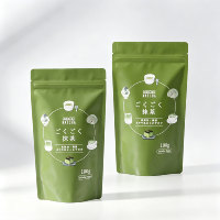 Sachet Doypack Personnalisé Mat de Qualité Alimentaire pour l'Emballage de Poudre de Matcha