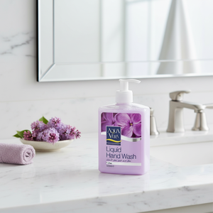 Jabón Líquido para Manos Aquavera Lilac 500ml, Antiséptico con Ingredientes Químicos SLS, Certificado ISO 9001 y GMP para Adultos - Product Image 3