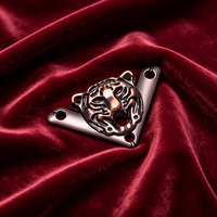 Badges et boutons en métal en acier inoxydable personnalisés avec logo pour la vente en gros, accessoires vestimentaires, ornements cadeaux