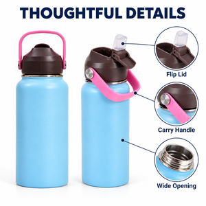 12oz Cute Logo Stainless Steel Vacuum Insulated Water Bottle Straw Tumbler Double Wall Thermos for <b>Kids</b> School Travel - Product Image 3