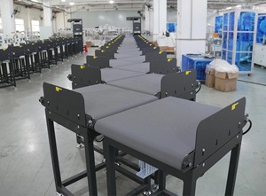 Z stile integrato automatizzato nastro trasportatore di smistamento Dws dimensionamento pesatura scansione per la vendita al dettaglio di prodotti alimentari al dettaglio logistica - Product Image 6