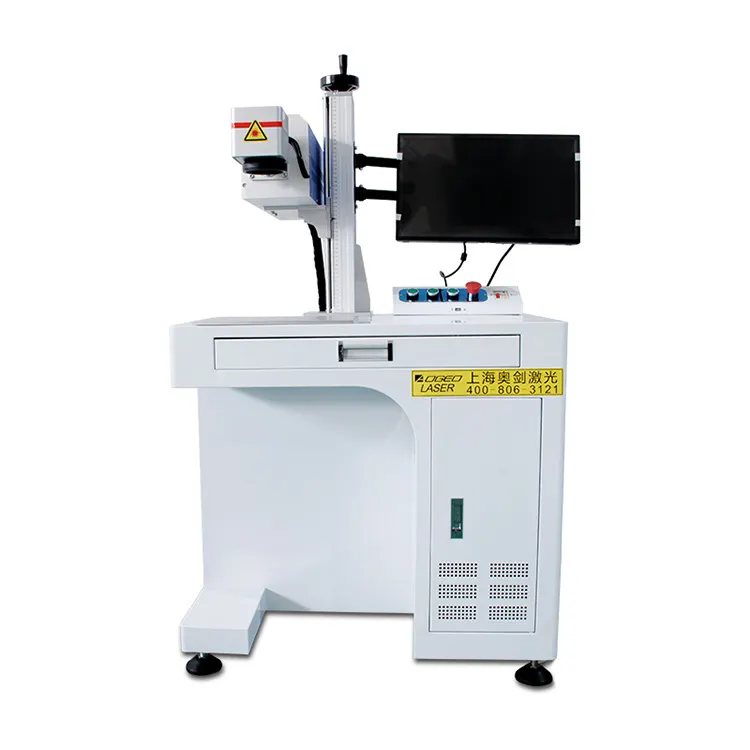 Macchina per marcatura Laser a fibra marcatore per incisione Laser con consegna Super veloce 30W 100W macchina per marcatura Laser Co2