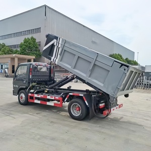Camión de Recolección de Basura Dongfeng Personalizado de 6 Toneladas, Tipo Automático, con Brazo de Gancho para Recolección de Basura - Product Image 1