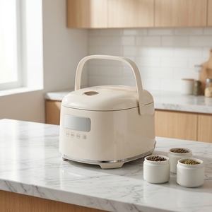 Cuisinière à riz intelligente de haute qualité avec contrôle numérique par minuterie, capacité de 3 L, cuve intérieure antiadhésive et interface tactile moderne, affichage LED - Product Image 1