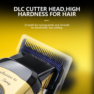 Recortadora <span class=keywords><strong>de</strong></span> <span class=keywords><strong>Pelo</strong></span> Profesional <span class=keywords><strong>Kemei</strong></span> KM-90-4 con Cuchilla DLC, Motor Más Rápido, Herramienta <span class=keywords><strong>de</strong></span> Corte para Peluquero, Carga Dual con Base - Product Image 3