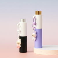 Flacon de parfum rechargeable à clipser avec atomiseur mignon et crochet 10 ml portable