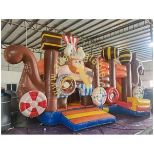 ספינת פיראטים מתנפחים להקפיץ בית ויקי קריקטורה פיראט ספינת פיראט עם אירועים של השכרת מסיבה חיצונית - Product Image 2