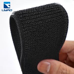 شريط مطاطي مخصص غير قابل للانزلاق للخياطة، شريط مطاطي نايلون متين، شريط جانبي بخطاف وحلقة، أشرطة ملونة مخصصة - Product Image 2