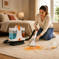 Machine de nettoyage de tapis portable professionnelle, puissance d'aspiration de 14,5 KPa, nettoyeur de canapé, extracteur pour la maison et l'automobile
