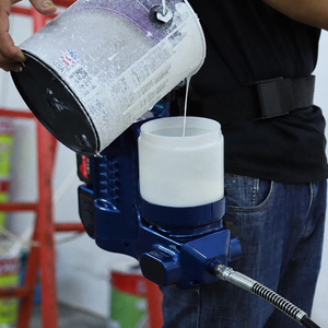 Pistola de <span class=keywords><strong>Pintura</strong></span> Inalámbrica de 2000 psi, Pulverizador de Batería Portátil de 1.5 L/min para <span class=keywords><strong>Pintura</strong></span> de Látex a Base de Agua, <span class=keywords><strong>Pintura</strong></span> para Madera, Bricolaje en el Hogar - Product Image 6
