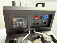 Projecteurs de scène LED RGB 2000W avec machine à bulles de brouillard DMX512 8CH Effets spéciaux Télécommande sans fil électrique Fogsea FS-BF2000