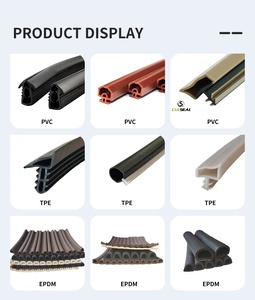 Joint d'étanchéité extérieur en caoutchouc silicone/PU/TPE/PVC/EPDM en forme de V avec vis, résistant aux intempéries pour usage extérieur - Product Image 2