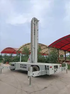 Menara Komunikasi Trailer Cahaya Baterai Teleskopik Portabel Harga Murah