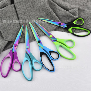 Home Office Scissors 8.5 Inch Titanium Plated Stainless Steel Craft Sewing Scissors For Diy And Household Use - Product Image 1