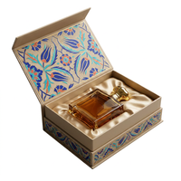 Boîtes d'échantillons de parfum rigides de luxe avec logo personnalisé, en carton, matériaux recyclés, doublure en éponge, fermeture magnétique, fabrication OEM, vente en gros