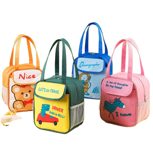 Boîte à lunch thermique isotherme réutilisable bento sacs isothermes de luxe en nylon <span class=keywords><strong>lol</strong></span> pour enfants garçons avec dessin animé CN;ZHE modèle LQD-DW002 - Product Image 1