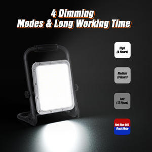 KCD USB Charging Work Lamp Cordless 7 Inch 30w 48w 100w 200w 12v Office <strong>Industrial</strong> Foldable LED Portable Rechargeable Work <strong>Light</strong> - Product Image 3