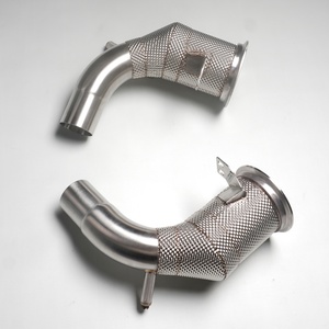 ออกแบบมาเพื่อประสิทธิภาพสูง ท่อไอเสียรถยนต์สแตนเลสแบบตรงสำหรับ Porsche 911 992 3.0T T304 พร้อมแคทตาไลติกคอนเวอร์เตอร์ - Product Image 6