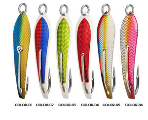 Usine de Weihai - Hameçon simple en acier inoxydable, matériel de pêche, leurre en plastique dur, cuillère coulante, leurre de traîne pour thon - Product Image 3