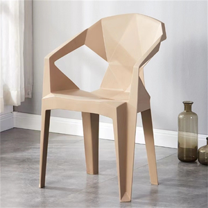 Chaise de salle à manger en <span class=keywords><strong>plastique</strong></span> moderne, portable et résistante aux intempéries pour restaurants, hôtels et centres commerciaux en extérieur - Utilisation sur pelouse, terrasse, patio, jardin - Bleu - Product Image 3