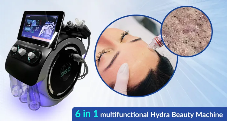 Fast delivery Hydra Microdermabrasion 6 In 1 hydro skin tightening dermabrasion Machine