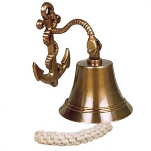 Antique Wall <b>Bell</b> Home Decoration Handmade Casted Nautical <b>Ship</b> Anchor <b>Bells</b> Holiday Christmas Wedding Decor <b>Bell</b> Metal Craft - Product Image 1