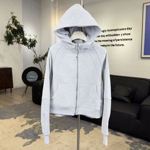 Custom OEM Loose Fit Winter Long Zip <b>Hoodie</b> Women Screen Print Plain Solid Color Casual <b>Lightweight</b> Plus Size Cotton Fleece - Product Image 1