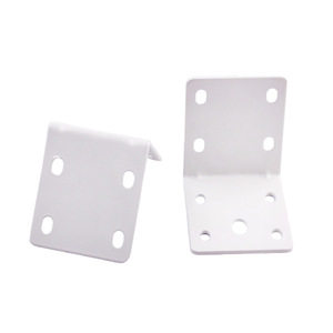 Soporte en L de Acero Inoxidable Reforzado Yawitt de 2mm, Color Blanco Pulverizado, para Muebles de Baño - Product Image 3