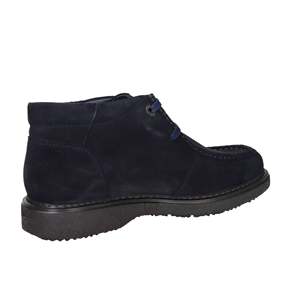 Stivaletto stringato da uomo Callaghan in camoscio blu navy, scarpa comoda per camminare - Product Image 5