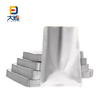 Sachet en aluminium Mylar de qualité alimentaire argenté, thermoscellable sous vide, pour cuisson et stockage alimentaire, pochette stérilisable