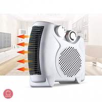 YINHI Chauffage Électrique Portable Compact 1000/2000 Watts avec Double Ventilateur, 2 Réglages de Chaleur et Fonction Ventilateur Froid
