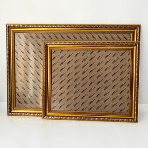 Stock disponible adornado oro europeo estilo Retro <span class=keywords><strong>espejo</strong></span> foto pintura al óleo PS <span class=keywords><strong>poliestireno</strong></span> cualquier tamaño personalizado Marco de imagen - Product Image 2