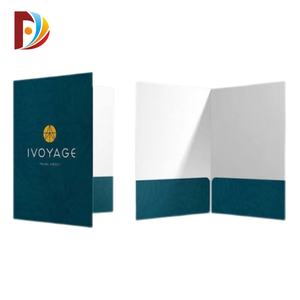 Папка для документов формата А3/А4 с двумя карманами, с возможностью печати логотипа, с ламинированием из крафт-бумаги и печатью на пленке - Product Image 2