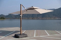 Parasol de Terrasse Extérieure, Parapluie Romain de Plage avec Franges, Fabricant de Chaises de Camping Extérieur avec Parapluie
