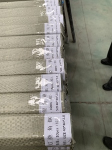 زاوية حديد 50*50*5 A36 شريط زاوية فولاذية لثقب L زاوية فولاذية مطلية بزاوية مشقوقة لـ 48 - Product Image 6